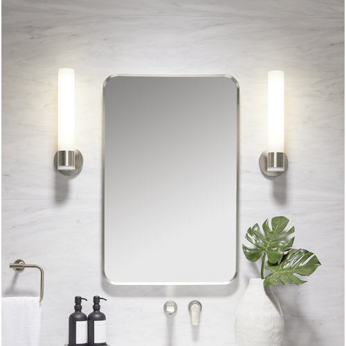 KOHLER Essential Rectangular Wall Mirror, Bathroom / Vanity Mirror with